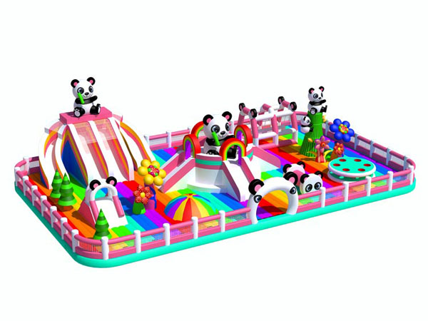 熊貓水上充氣城堡樂園